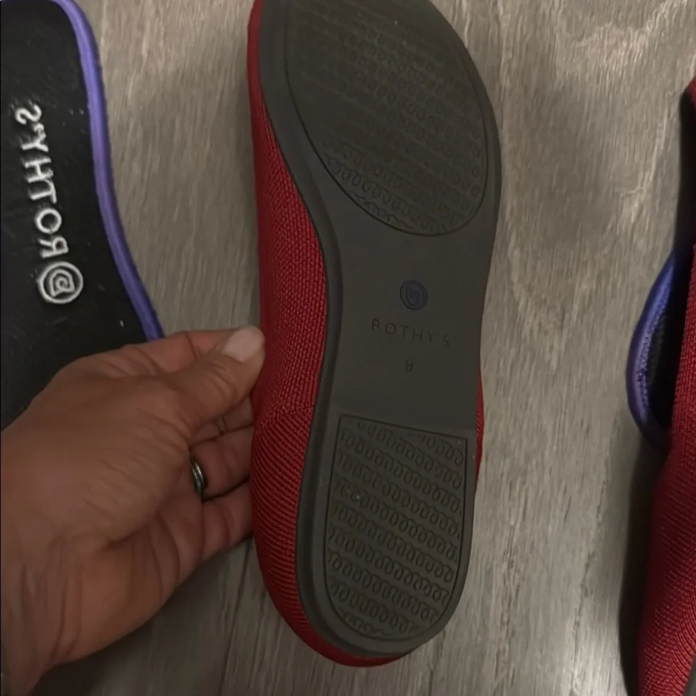 Rothy's Red Flats - Picture 4 of 4